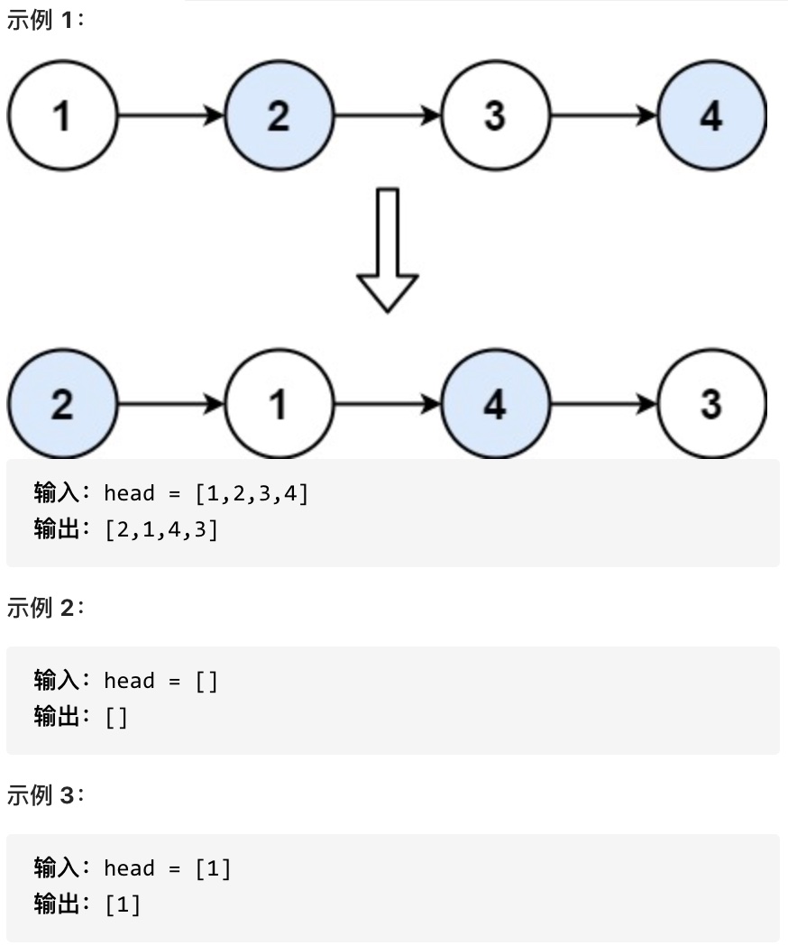 【LeetCode链表#9】图解：两两交换链表节点